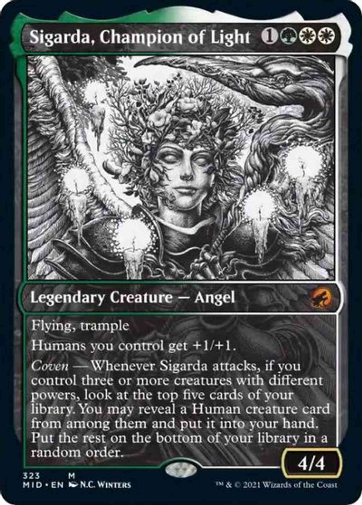 Sigarda, Champion of Light (Showcase) magic card front