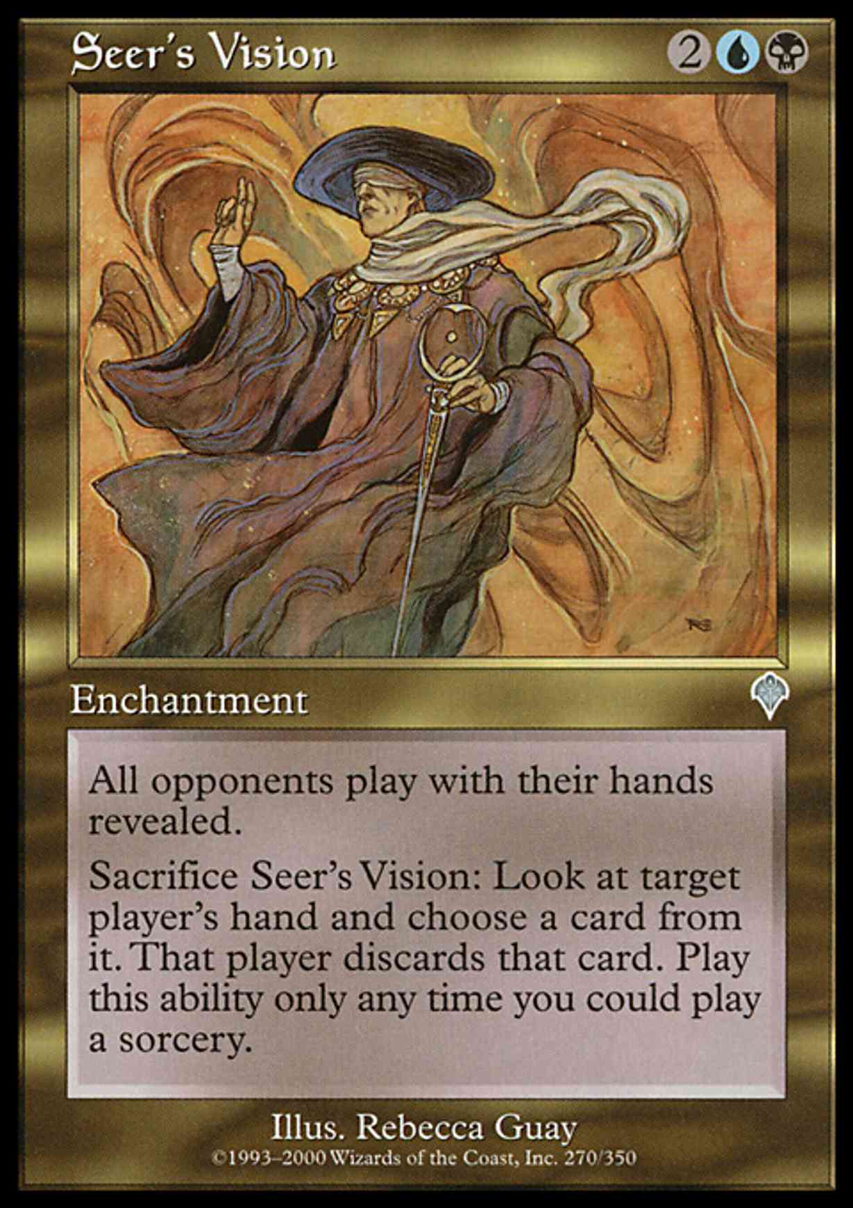 Seer's Vision magic card front