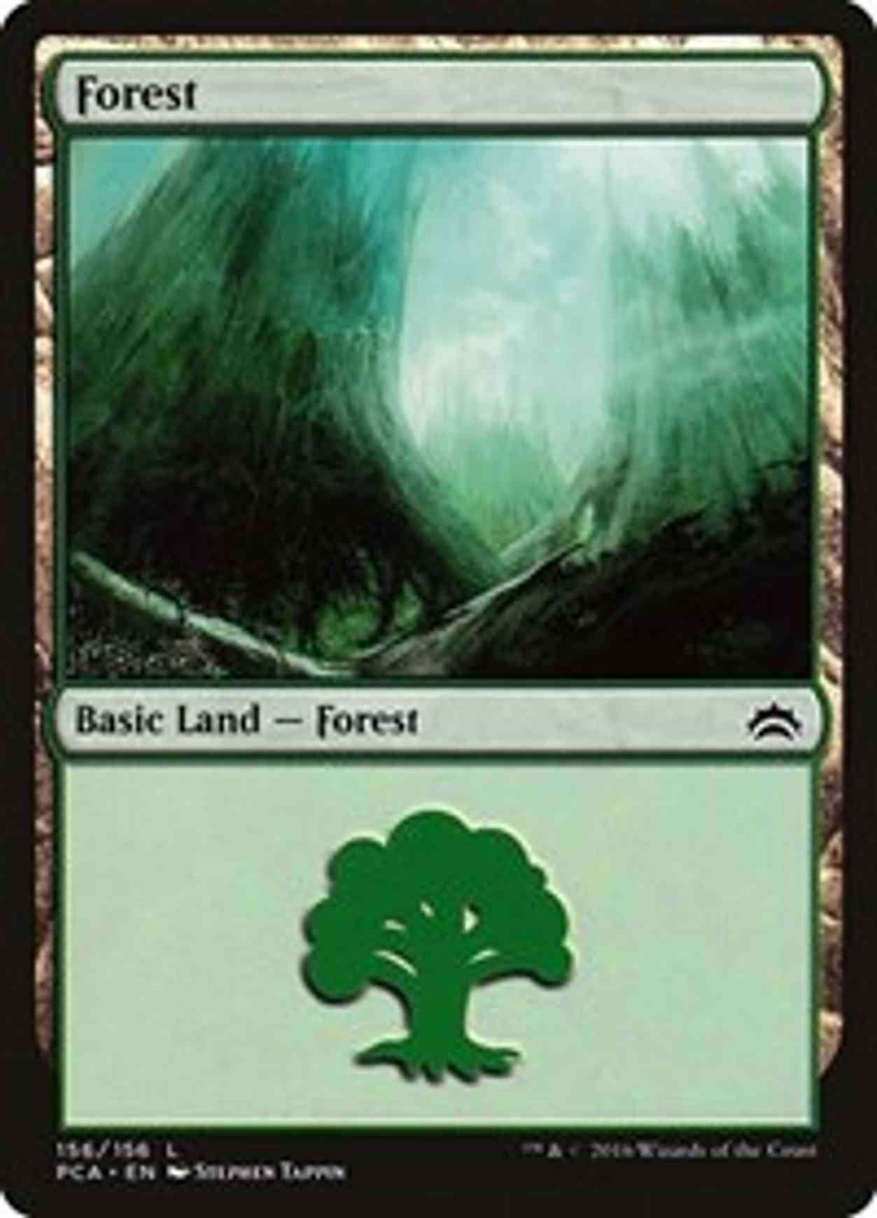 Forest (156) magic card front