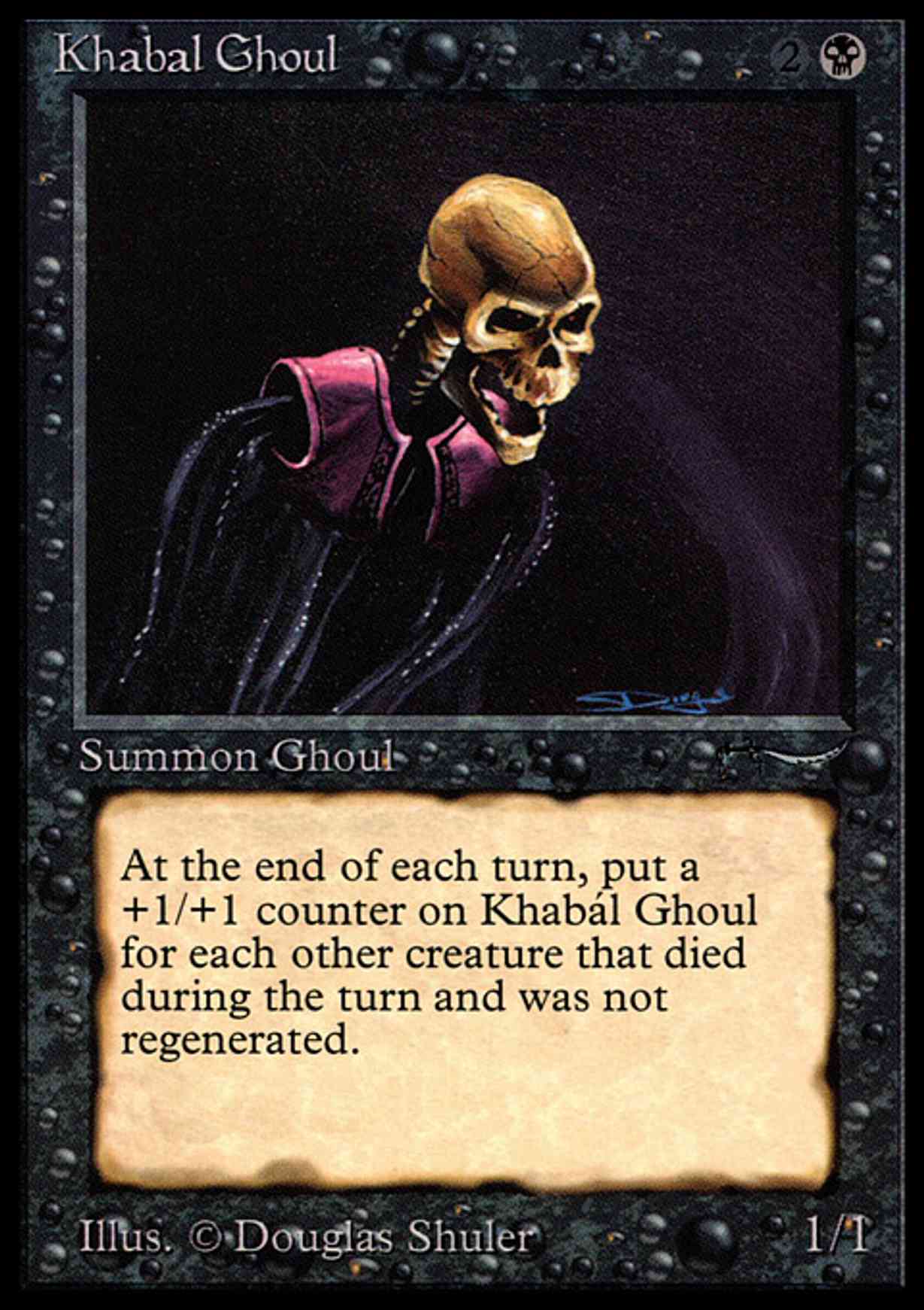 Khabal Ghoul Arabian Nights BGS Iconic Vintage NM/M MTG +