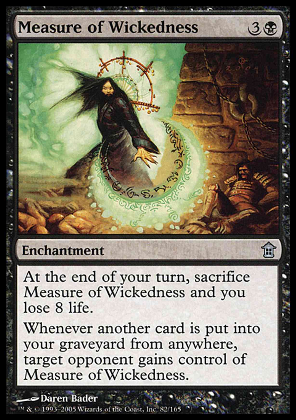Measure of Wickedness magic card front