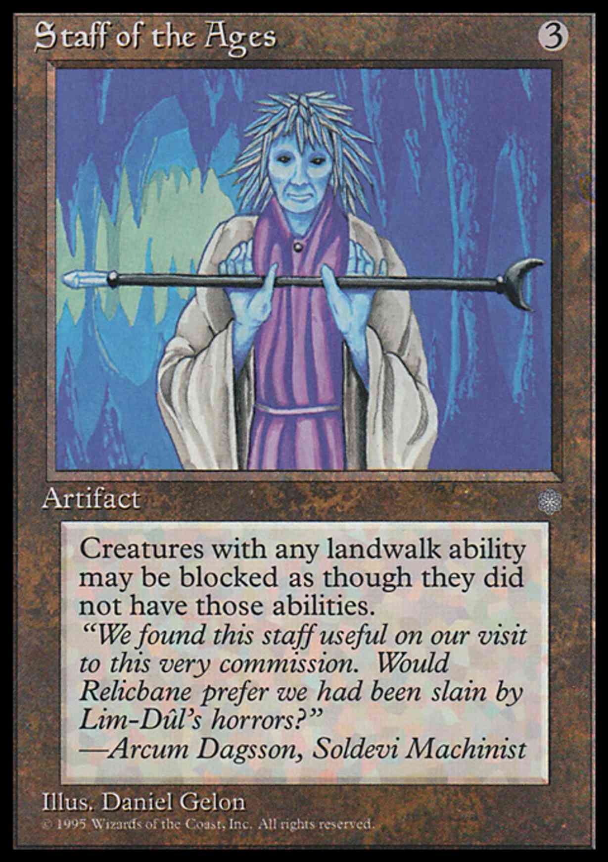 Staff of the Ages magic card front