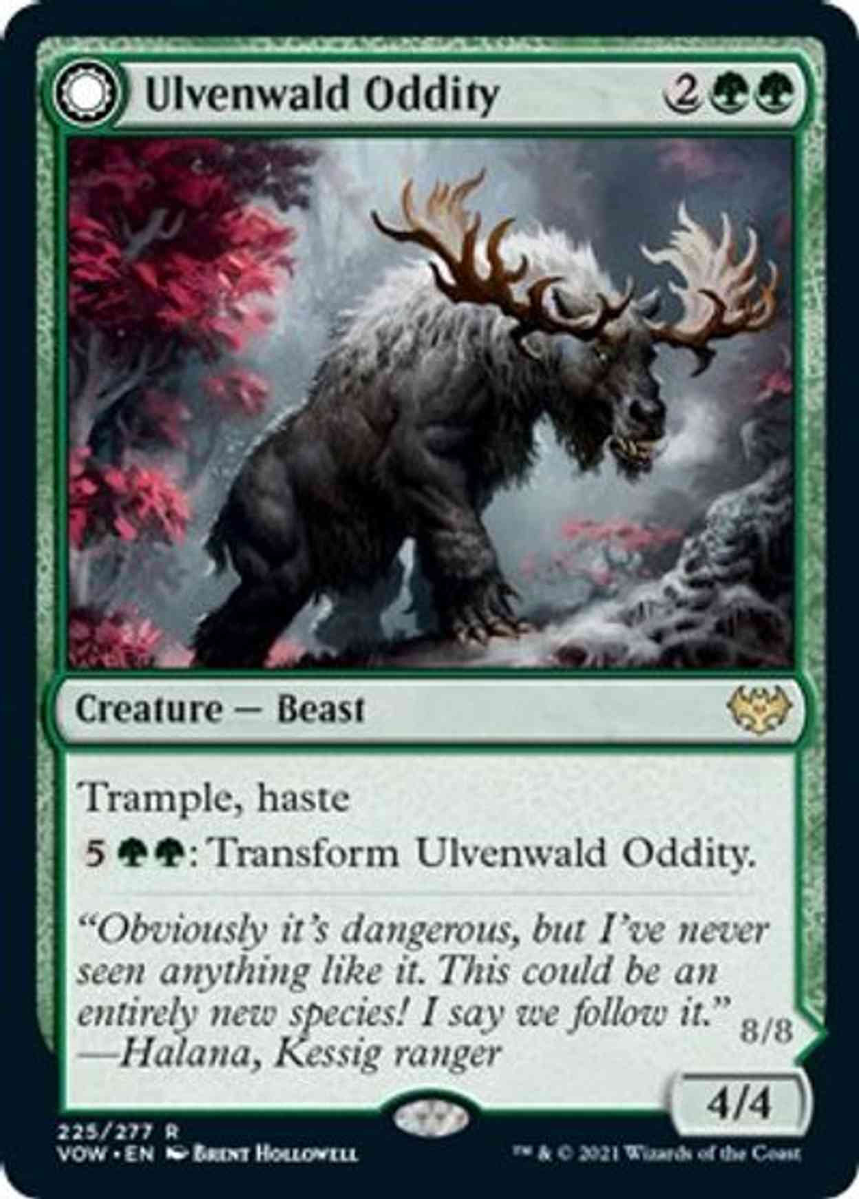 Ulvenwald Oddity magic card front