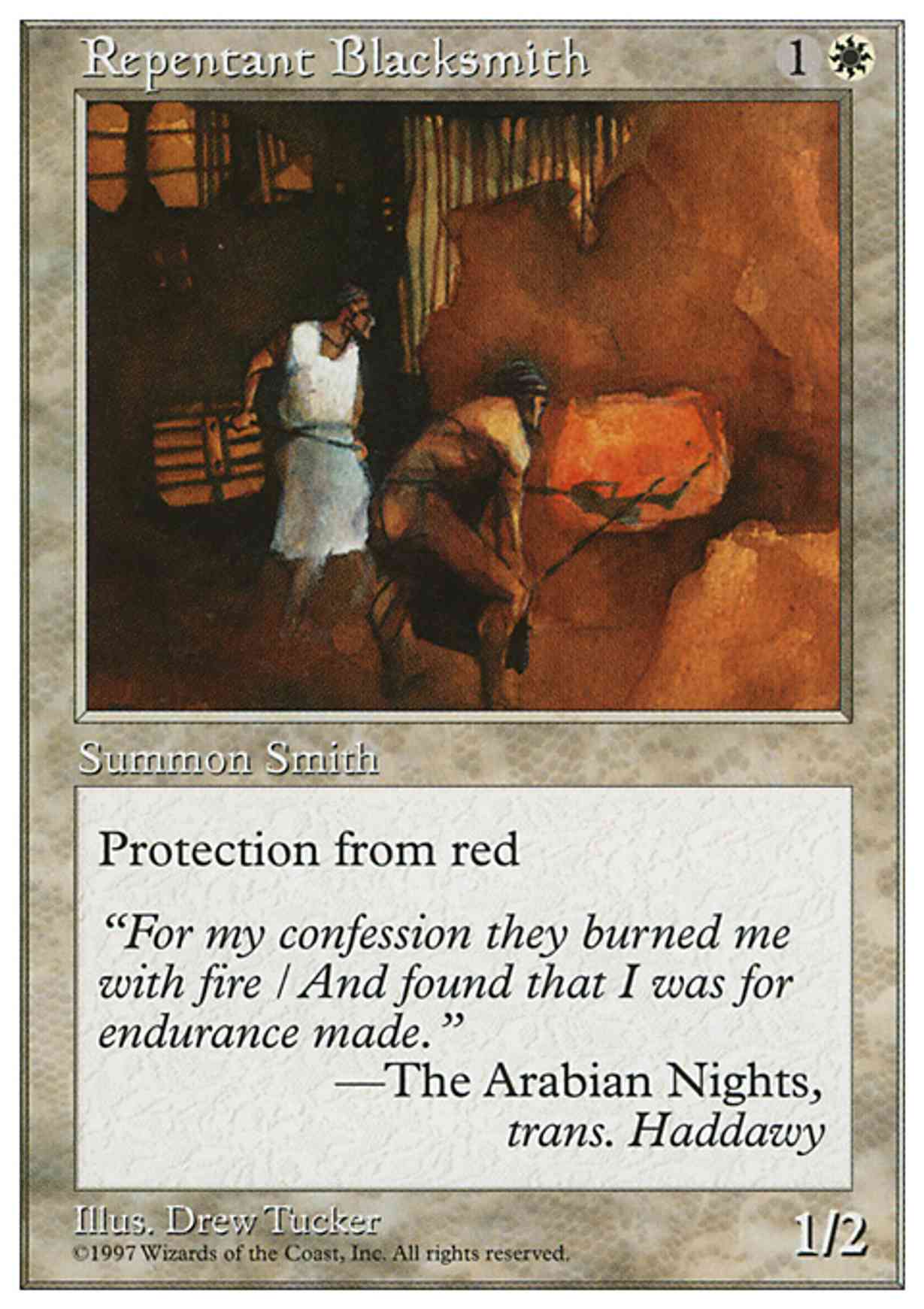Repentant Blacksmith magic card front