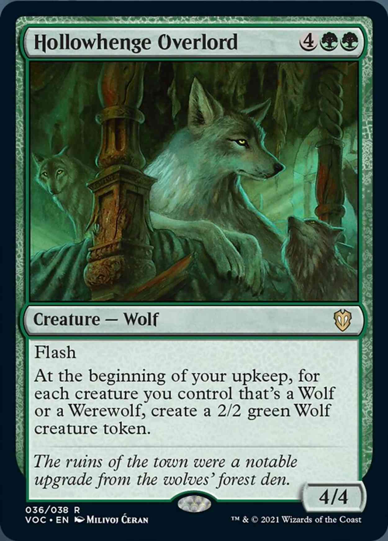 Hollowhenge Overlord magic card front