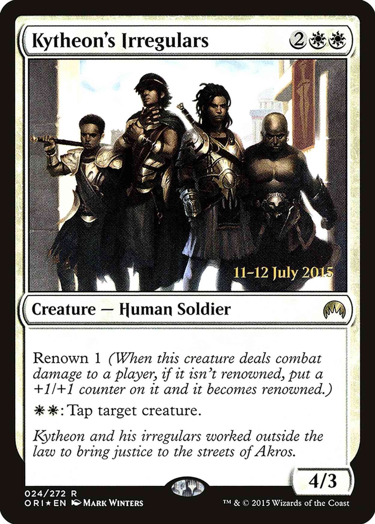 Kytheon's Irregulars magic card front