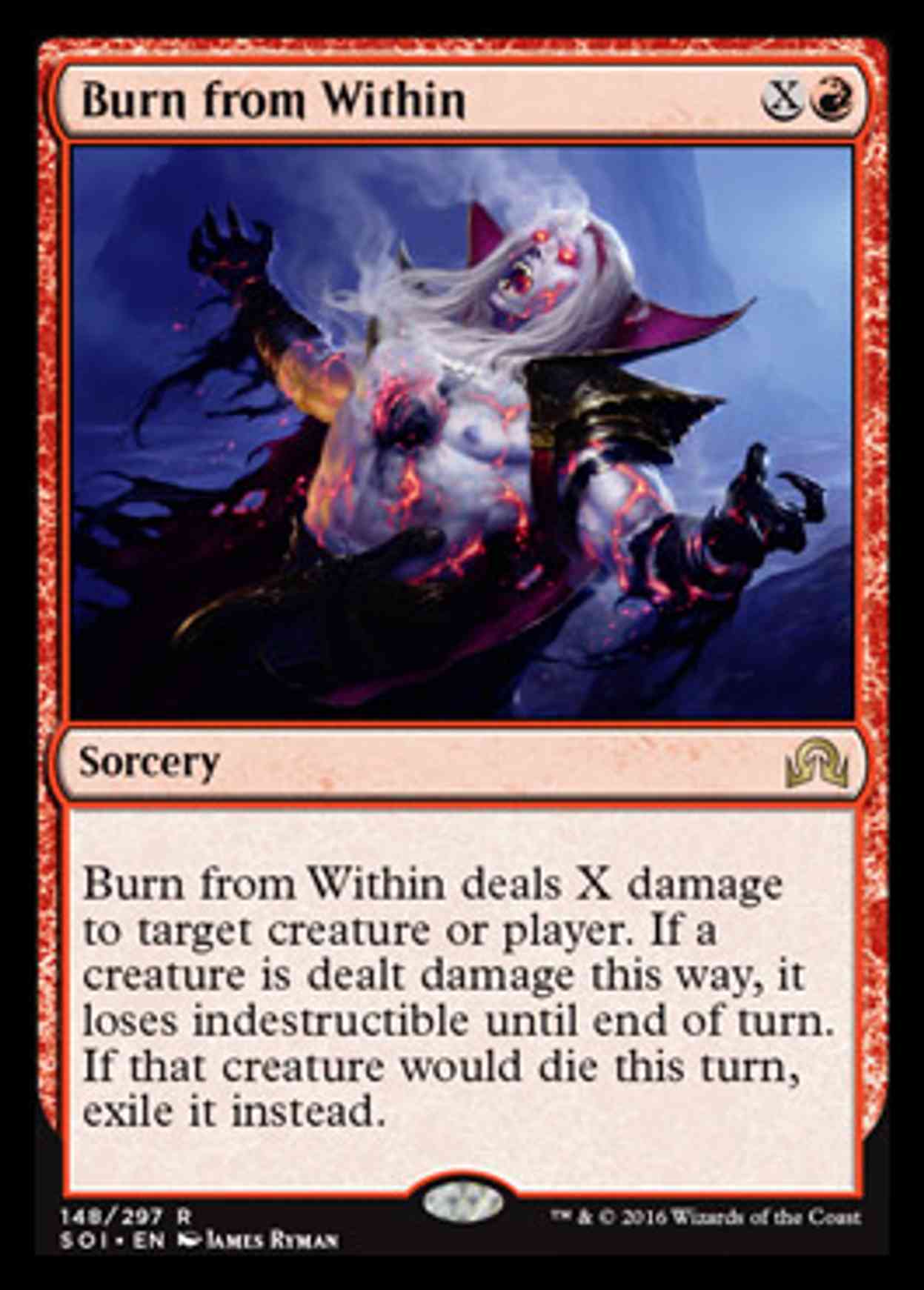 Burn from Within magic card front