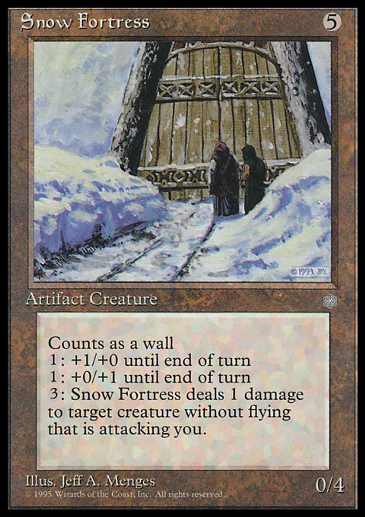Snow Fortress magic card front