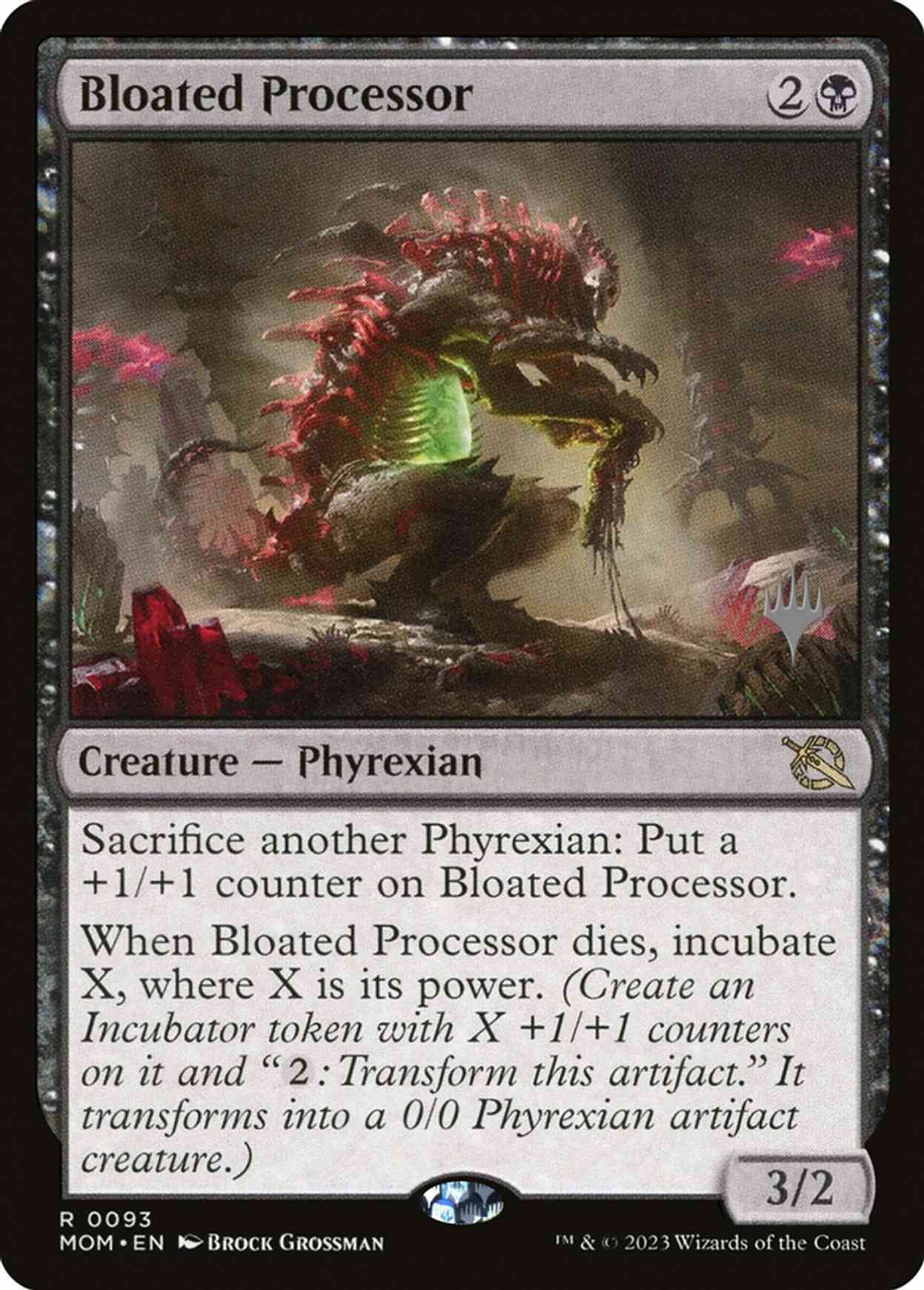 Bloated Processor magic card front