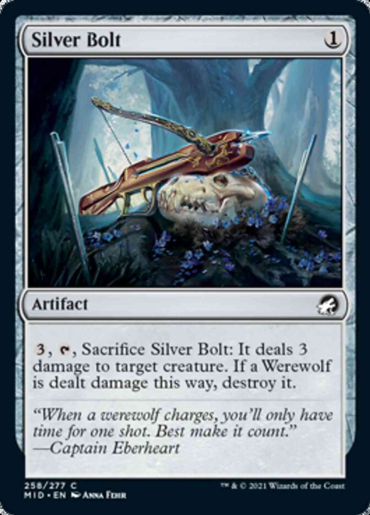 Silver Bolt magic card front