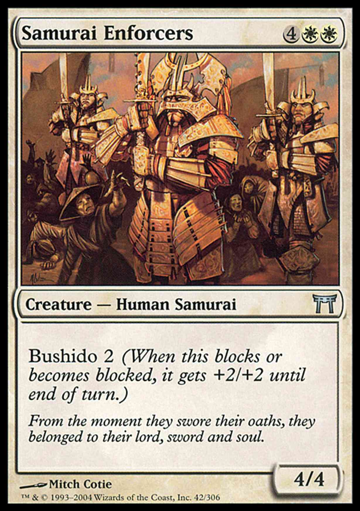 Samurai Enforcers magic card front
