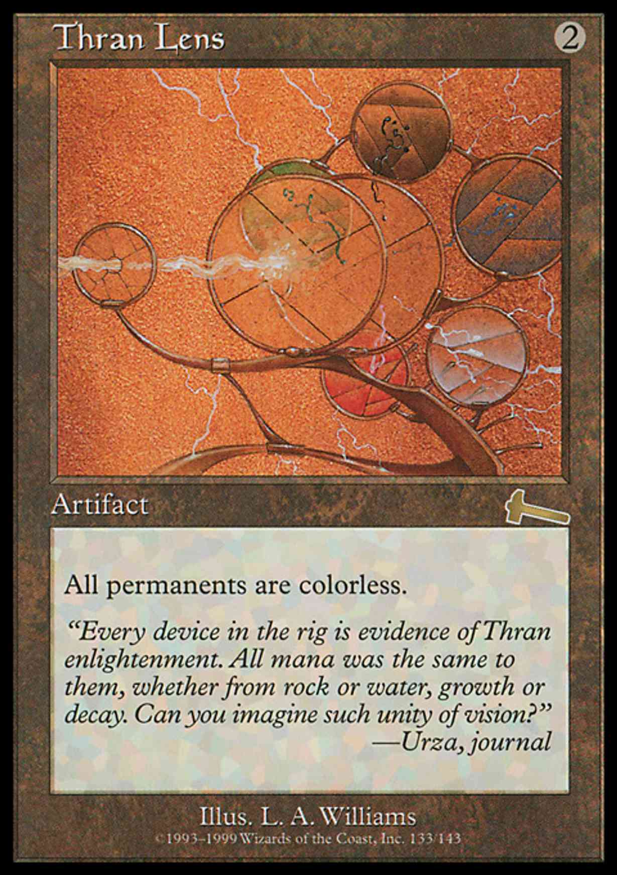 Thran Lens magic card front