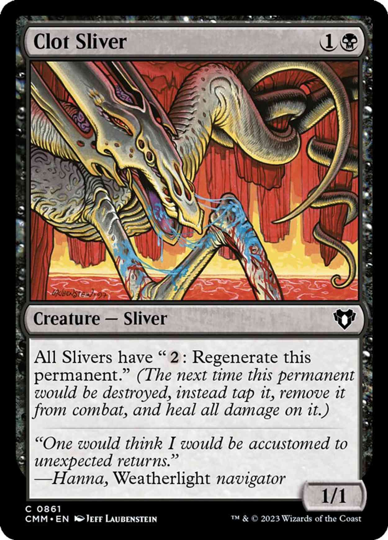 Clot Sliver magic card front