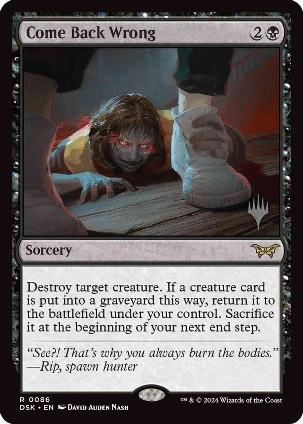 Come Back Wrong (0086) magic card front