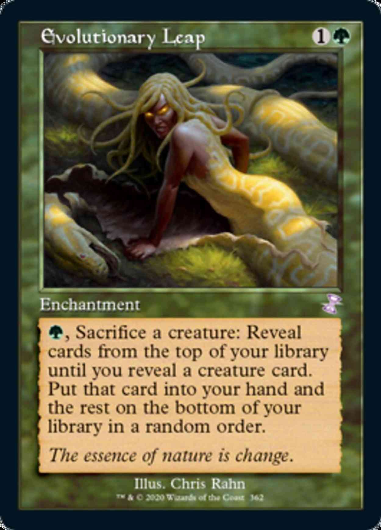 Evolutionary Leap magic card front