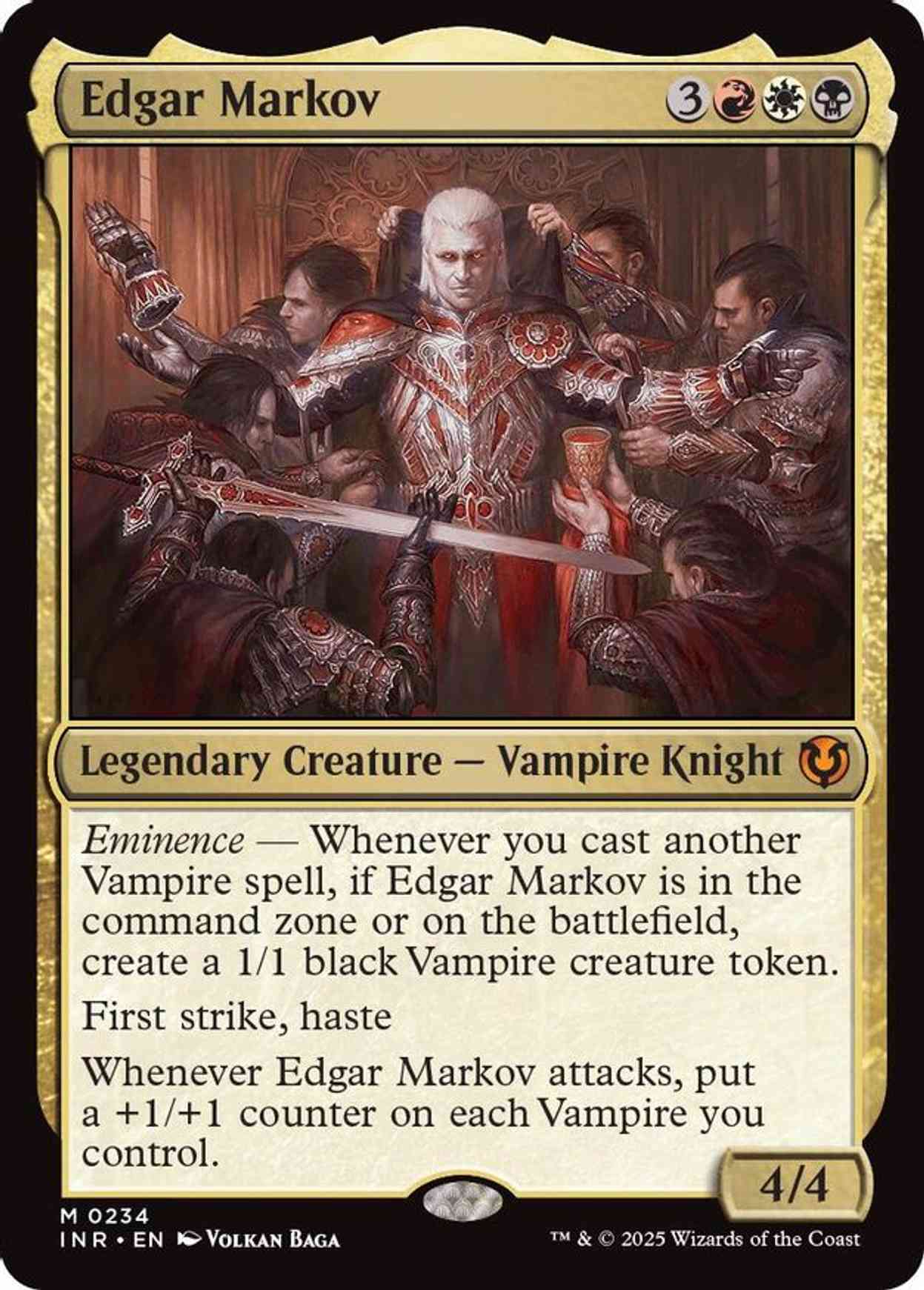 Edgar Markov magic card front