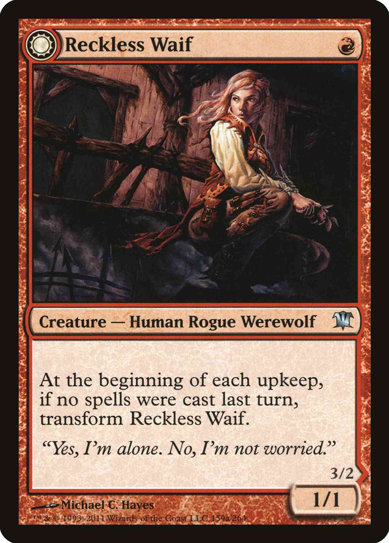 Reckless Waif magic card front