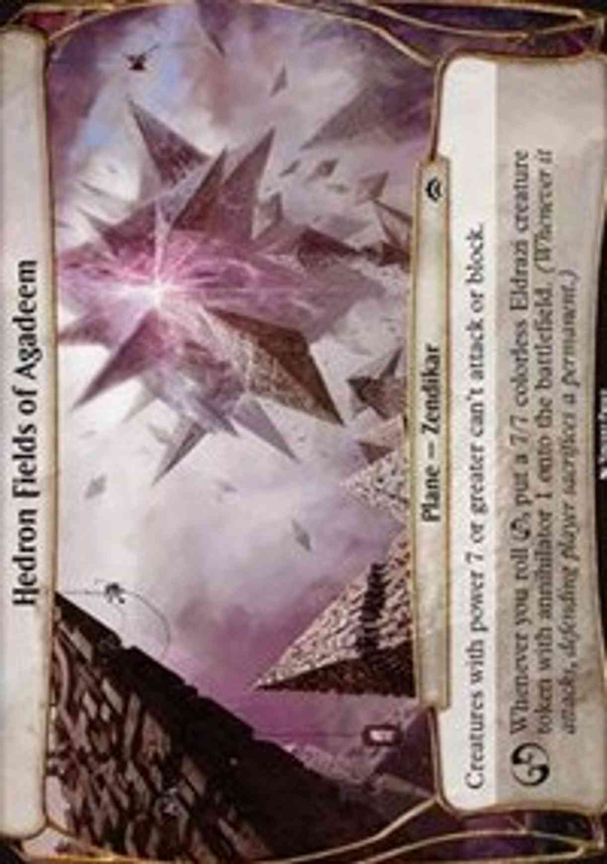 Hedron Fields of Agadeem (Planechase Anthology) magic card front