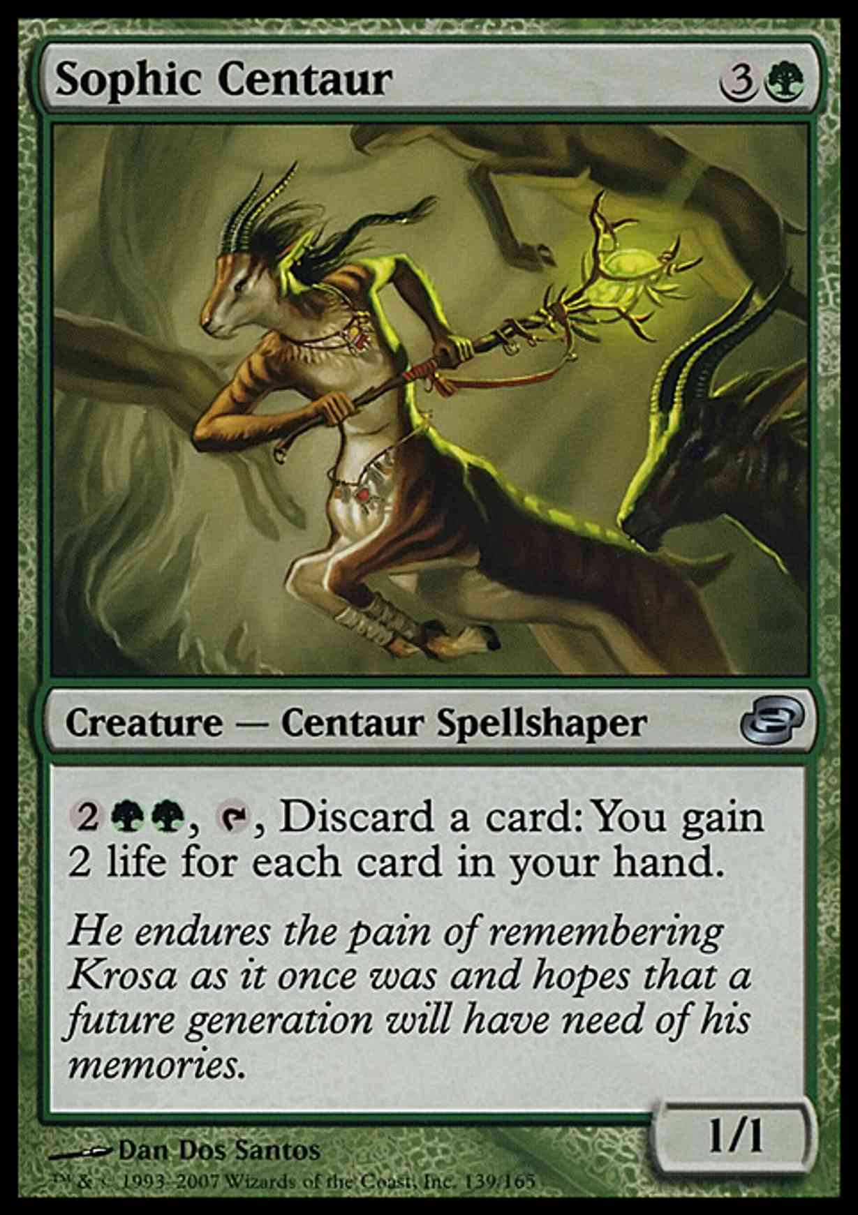 Sophic Centaur magic card front