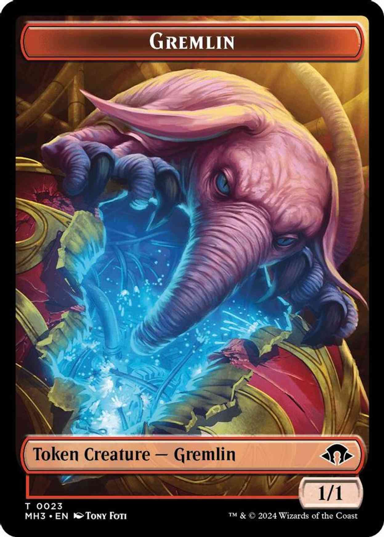 Gremlin // Energy Reserve Double-Sided Token magic card front