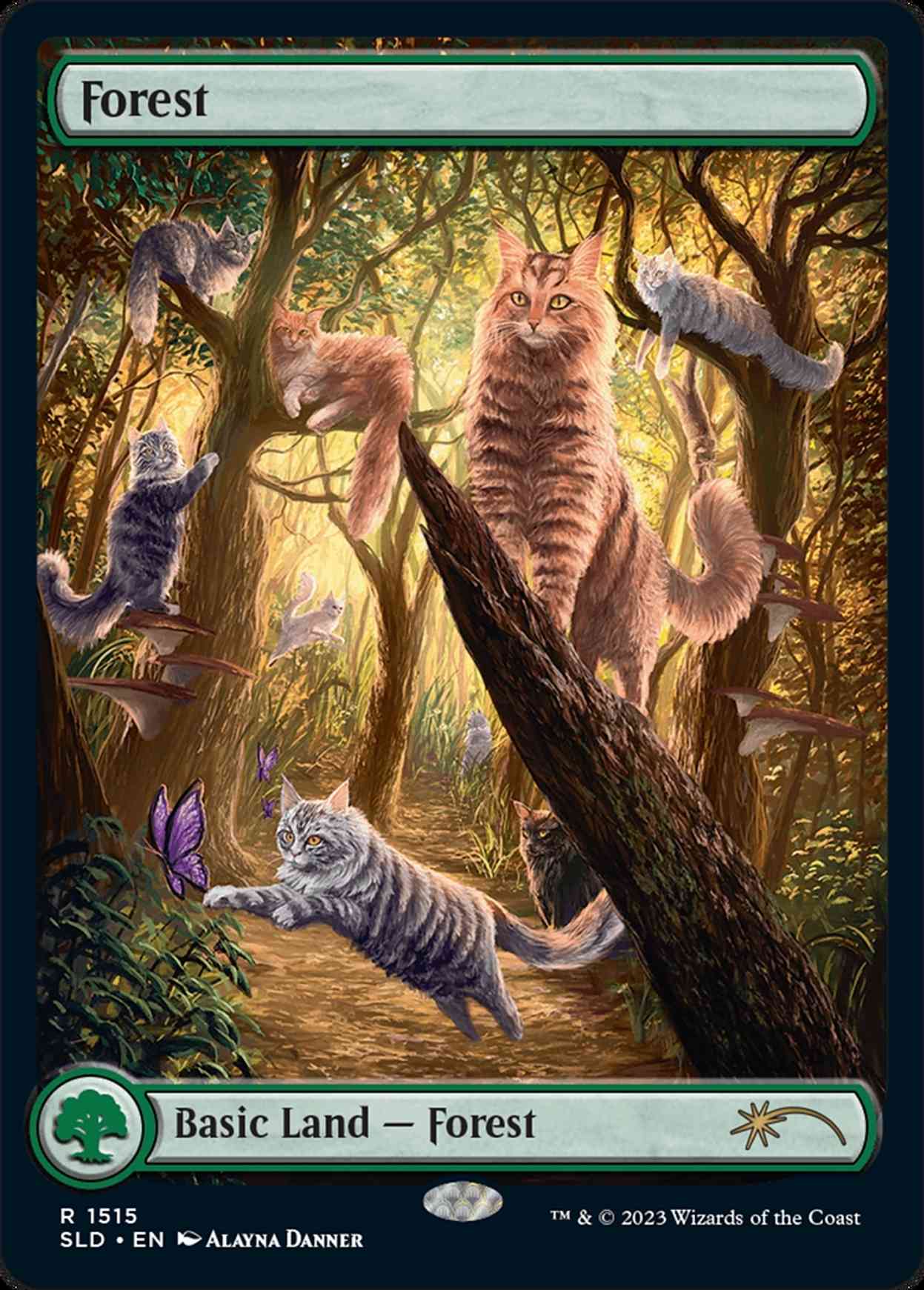 Forest (1515) magic card front