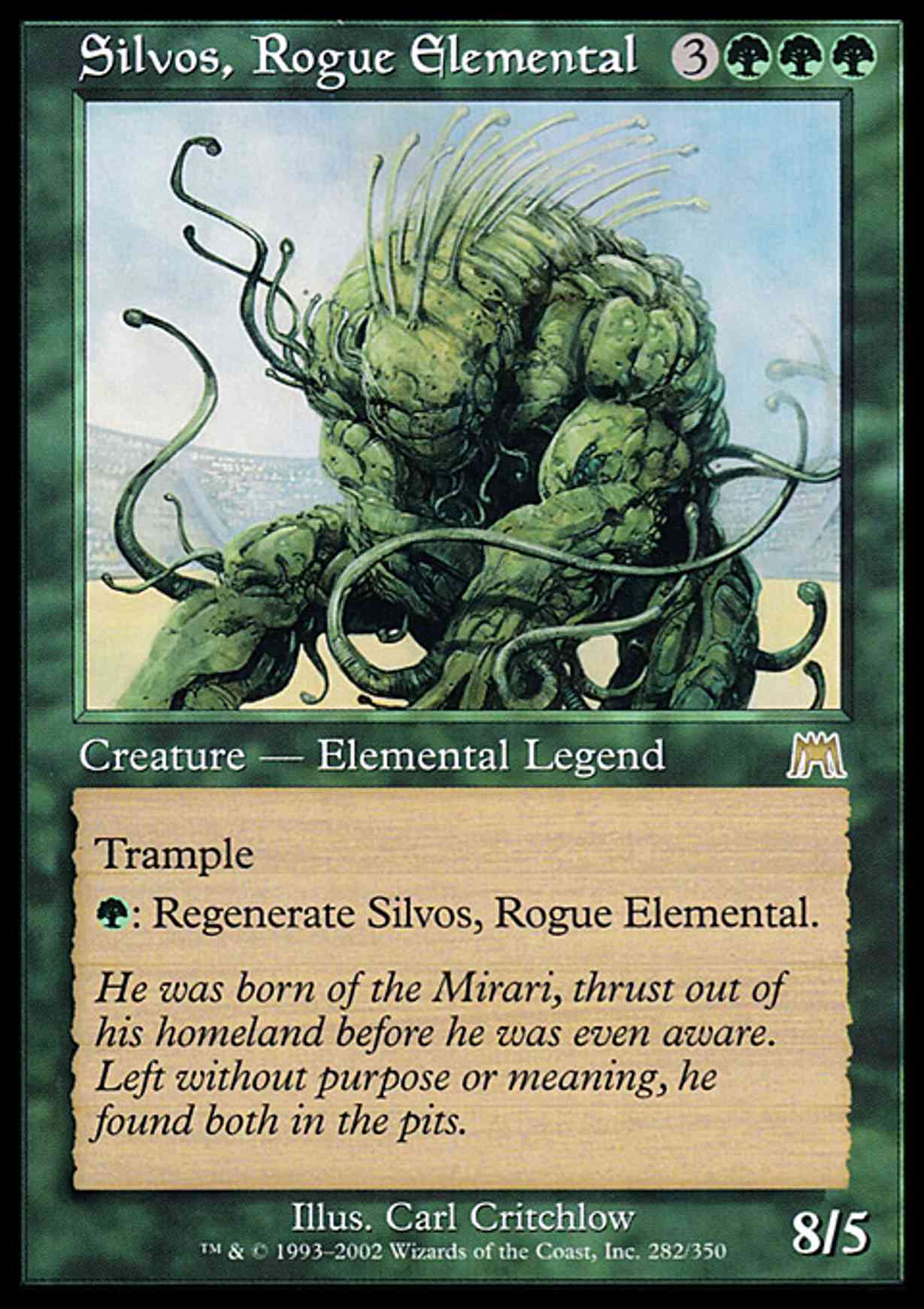 Silvos, Rogue Elemental magic card front