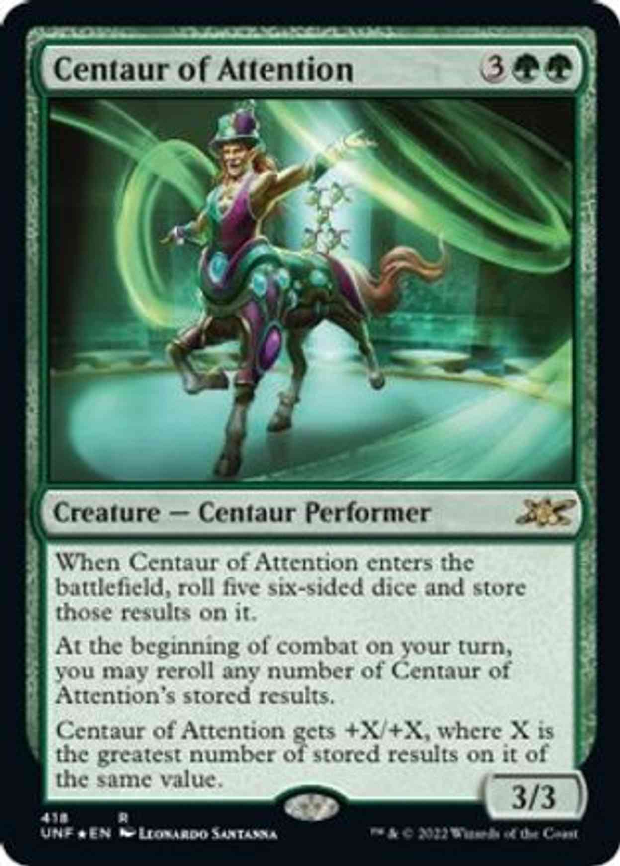 Centaur of Attention (Galaxy Foil) magic card front