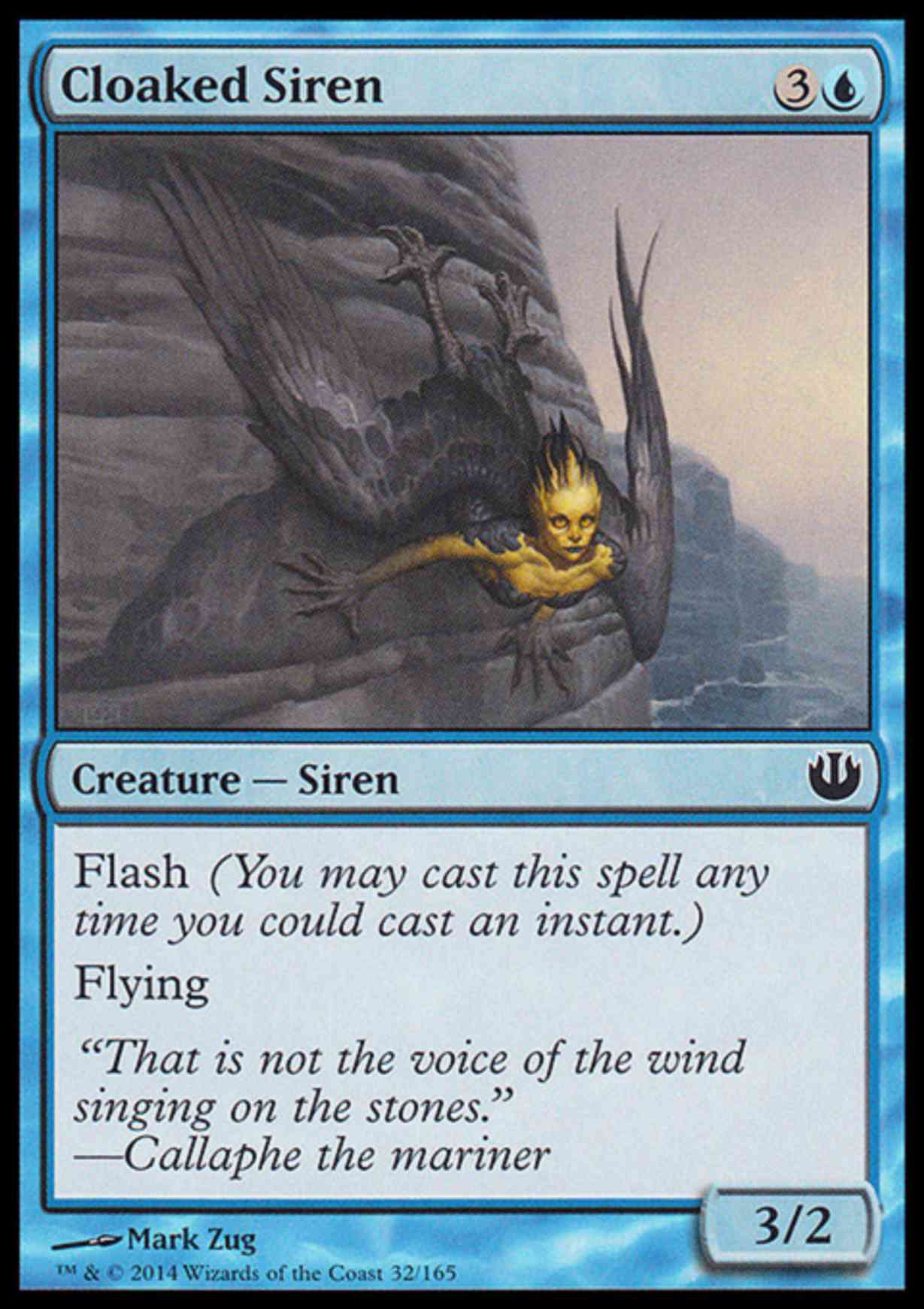 Cloaked Siren magic card front
