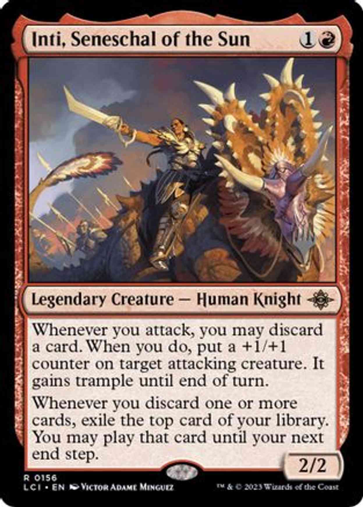 Inti, Seneschal of the Sun magic card front