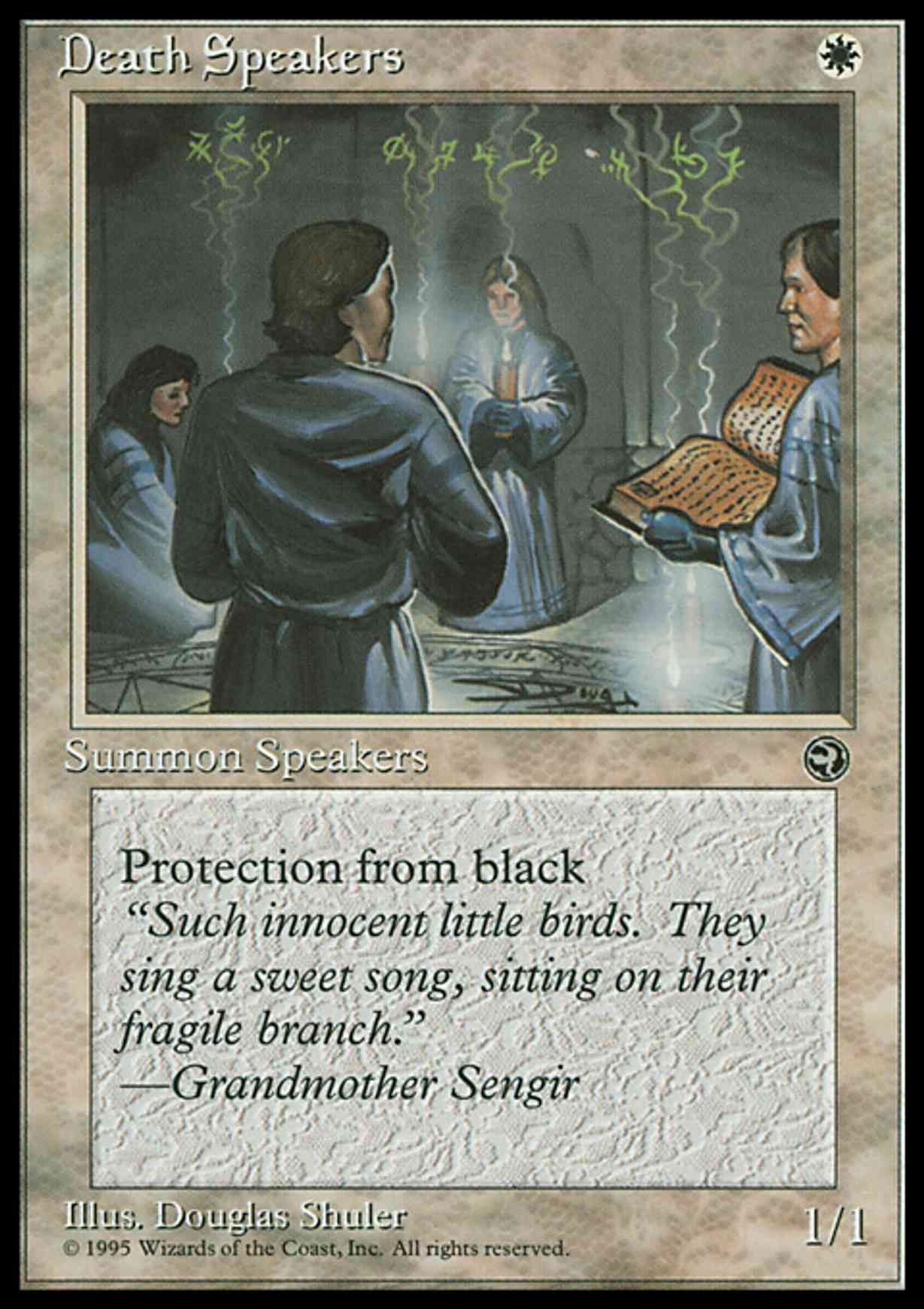Death Speakers magic card front