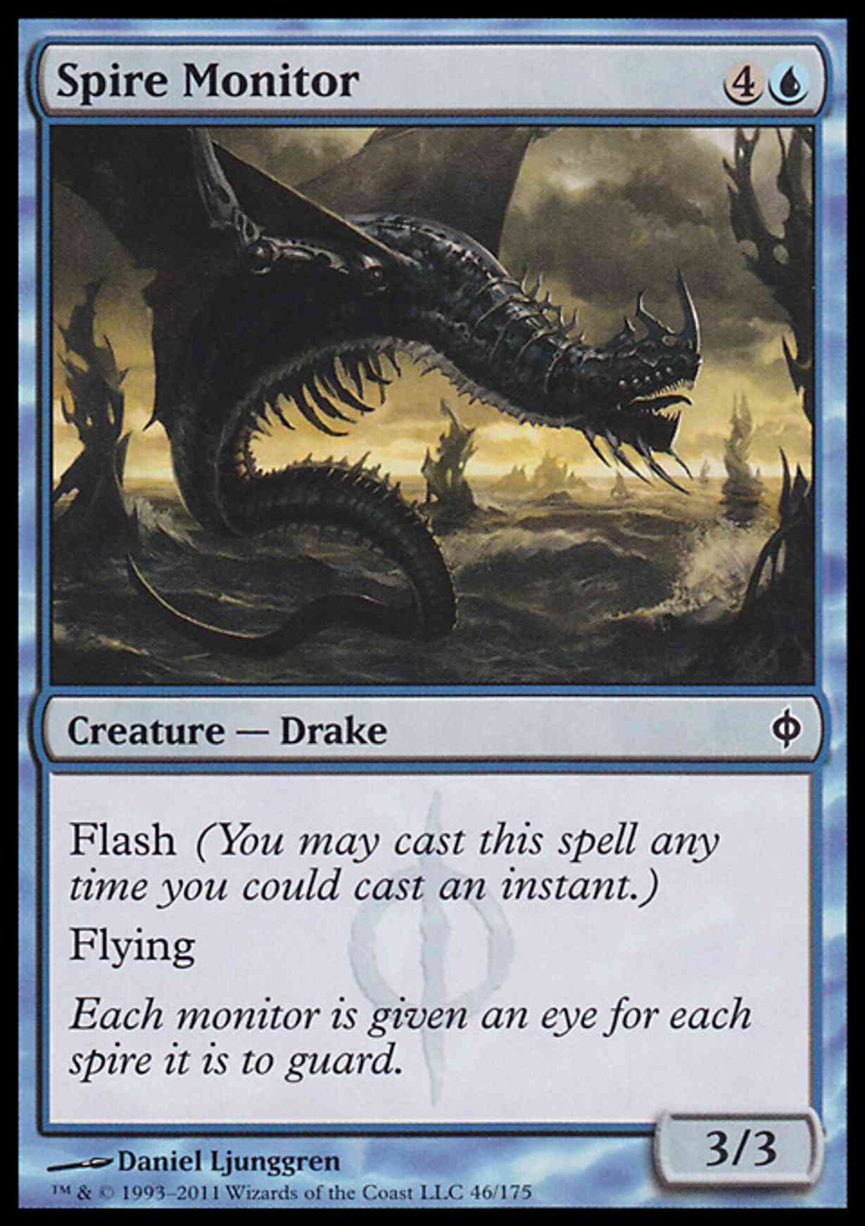 Spire Monitor magic card front