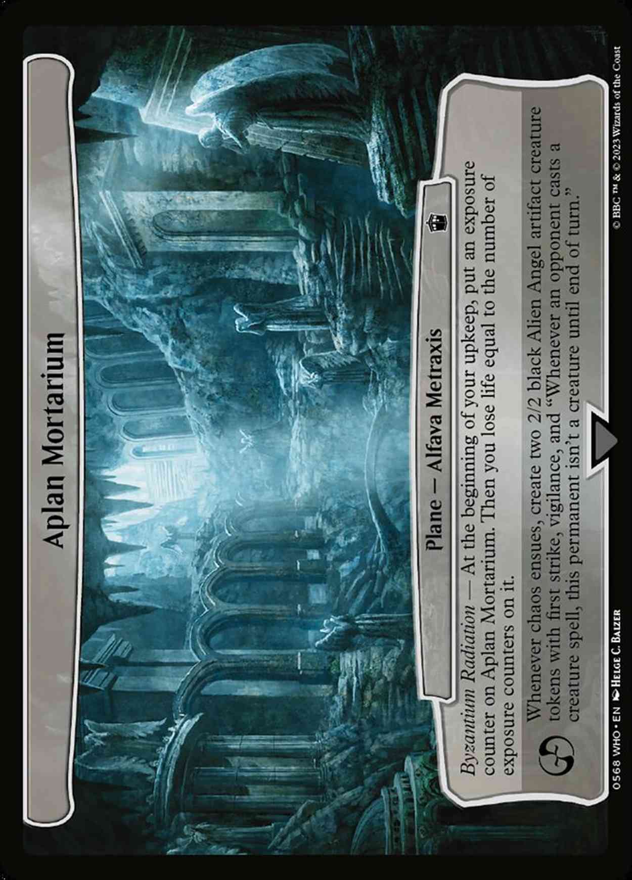 Aplan Mortarium magic card front