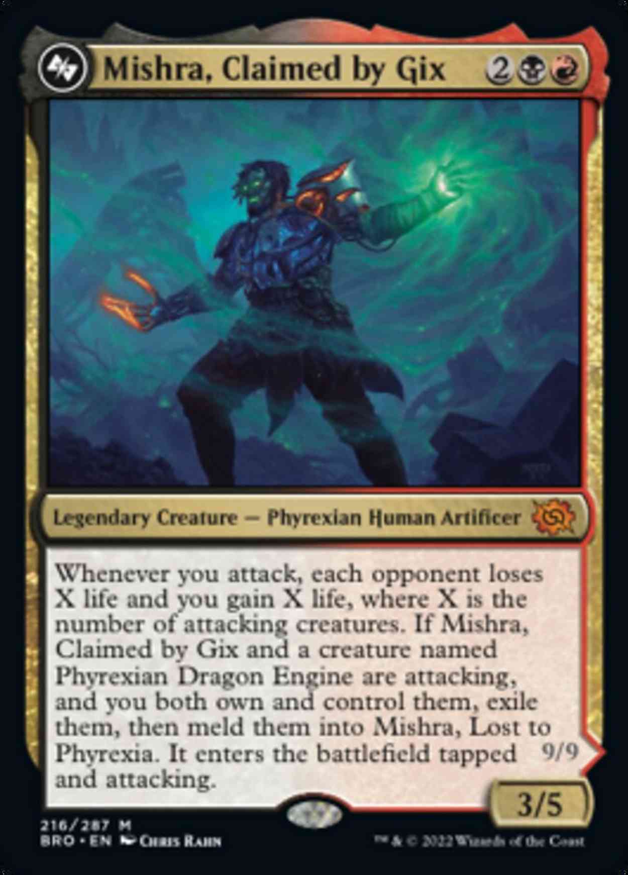 Mishra, Claimed by Gix magic card front