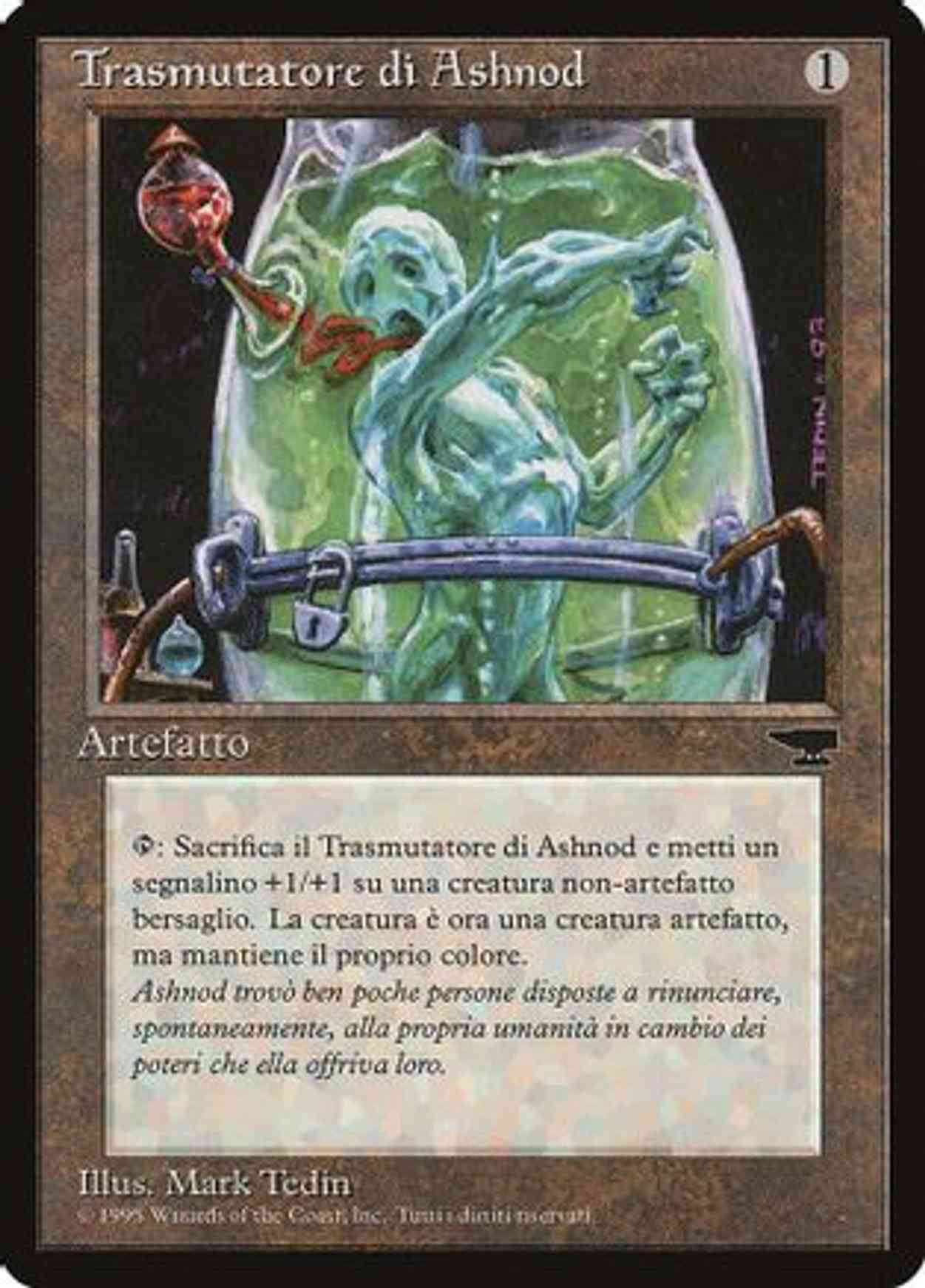 Ashnod's Transmogrant (Italian) - "Trasmutatore di Ashnod" magic card front