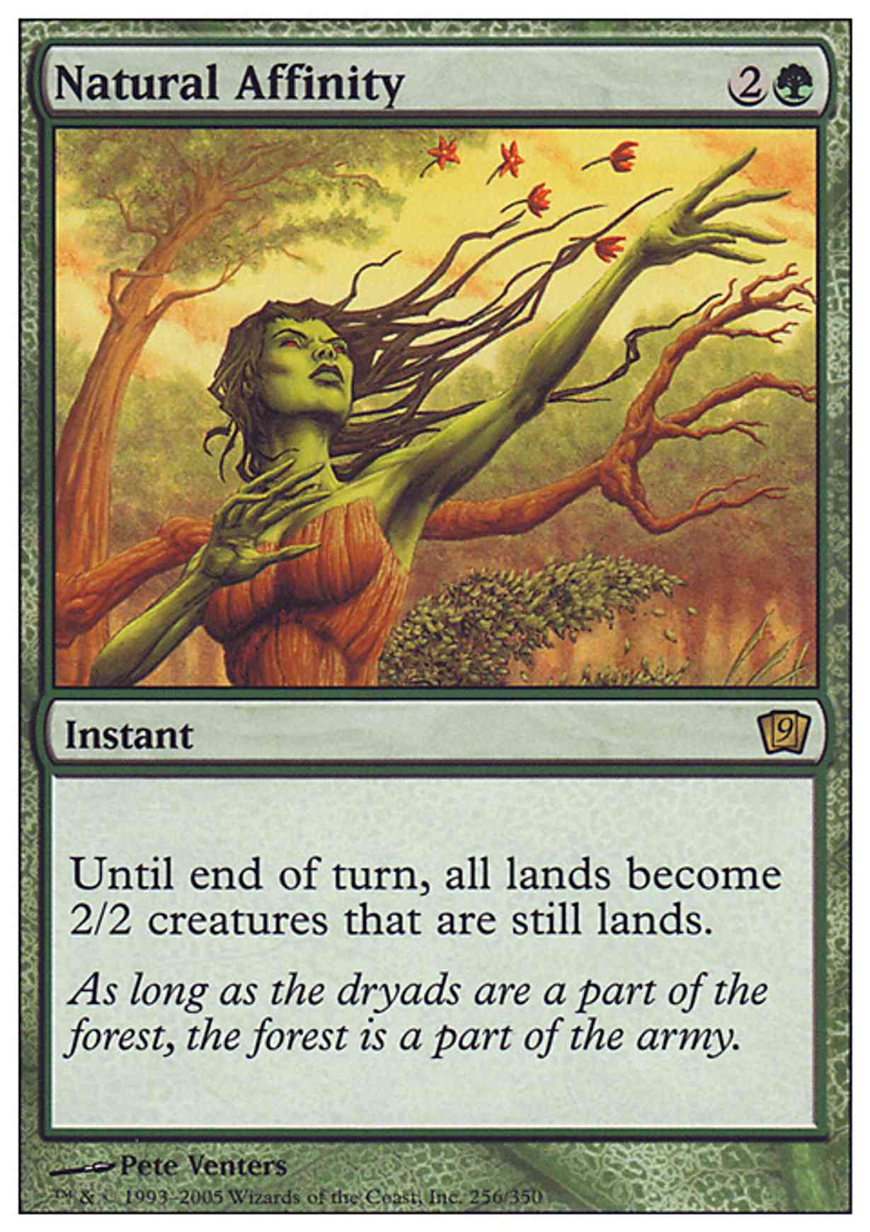 Natural Affinity magic card front