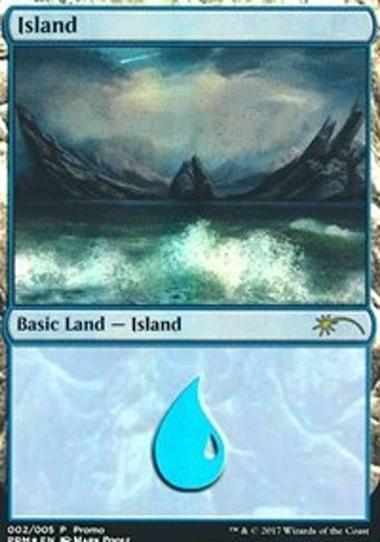 Island (2017 Gift Pack - Poole) magic card front