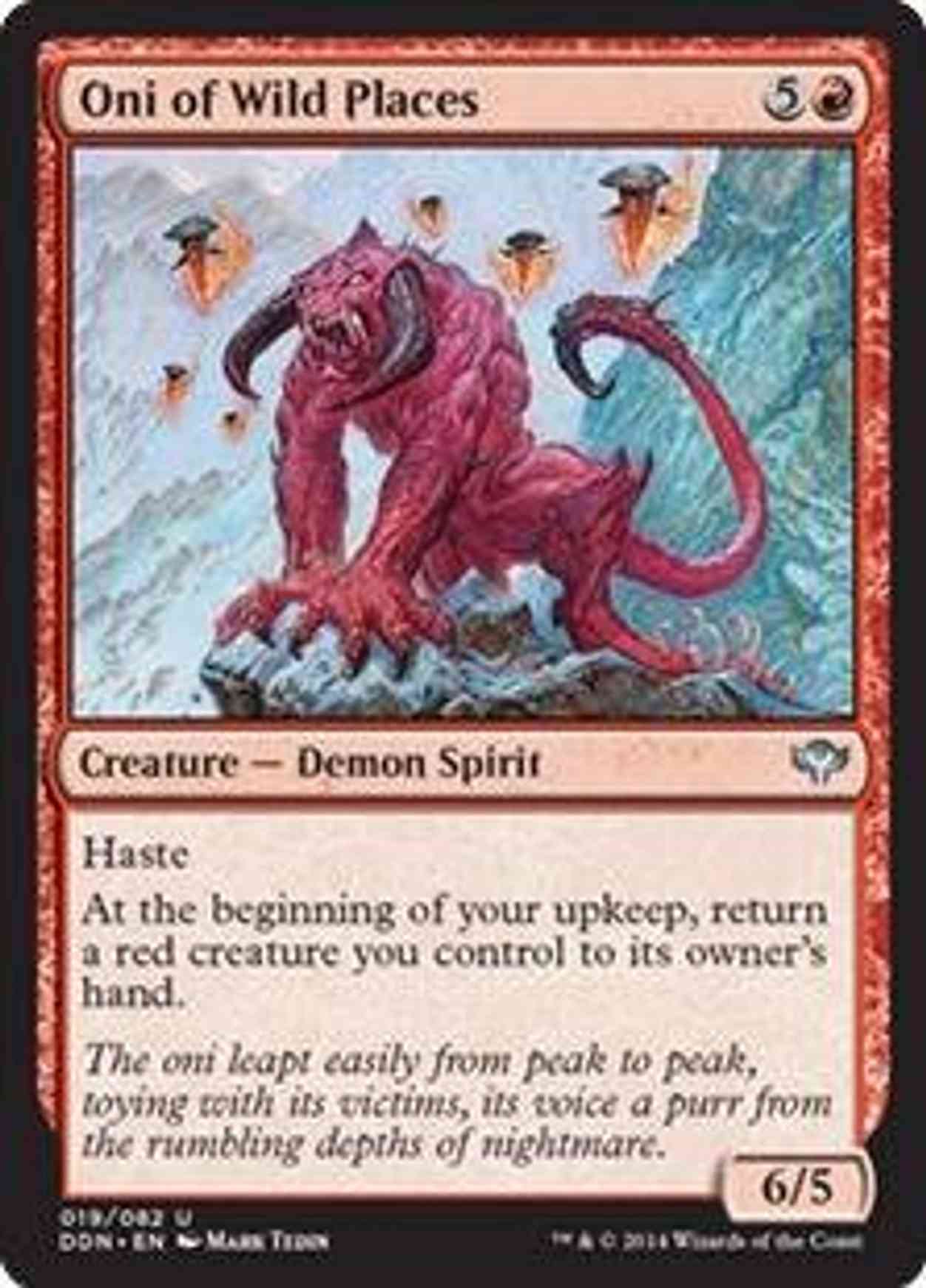 Oni of Wild Places Price from mtg Duel Decks: Speed vs. Cunning