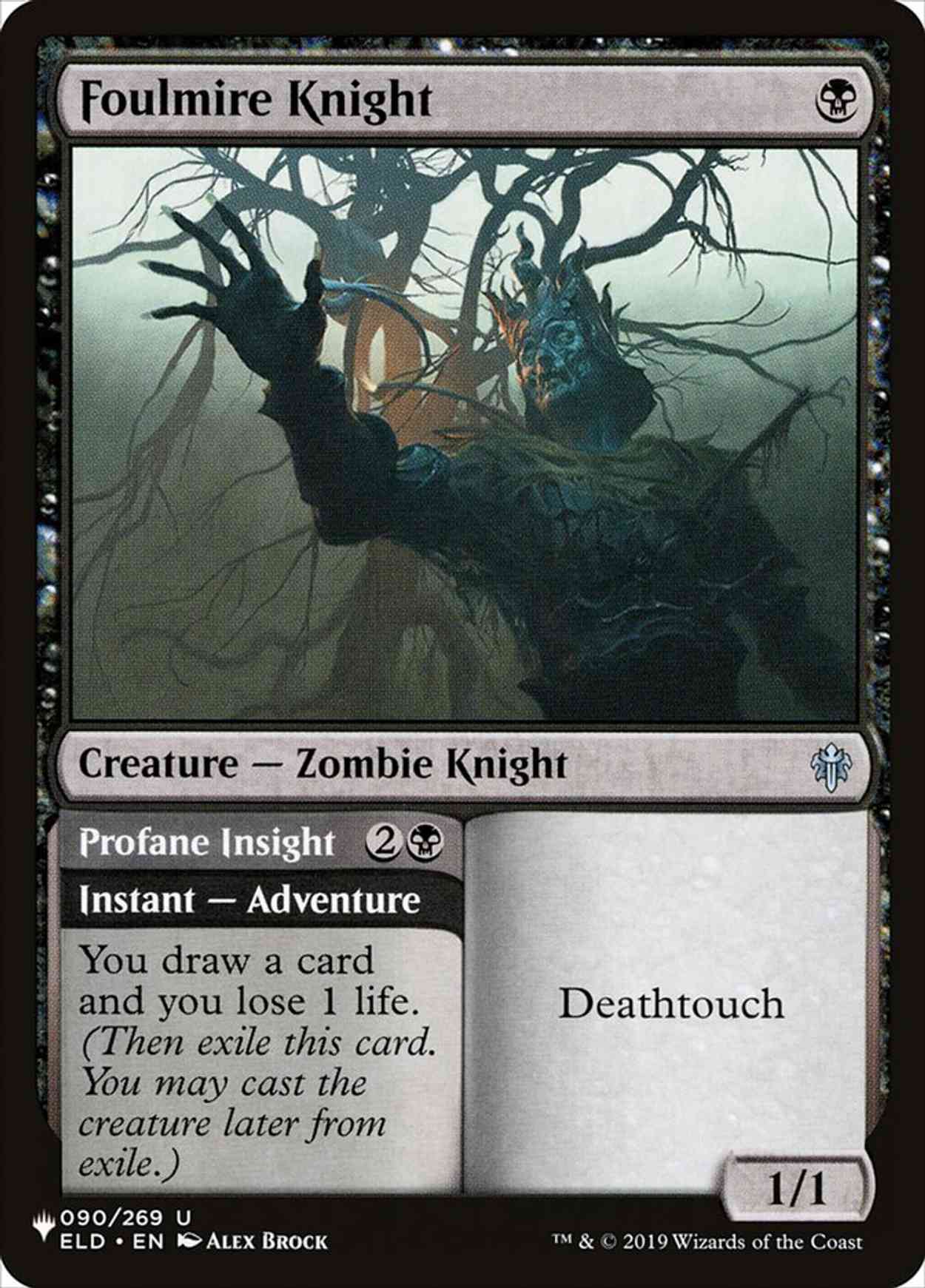 Foulmire Knight magic card front