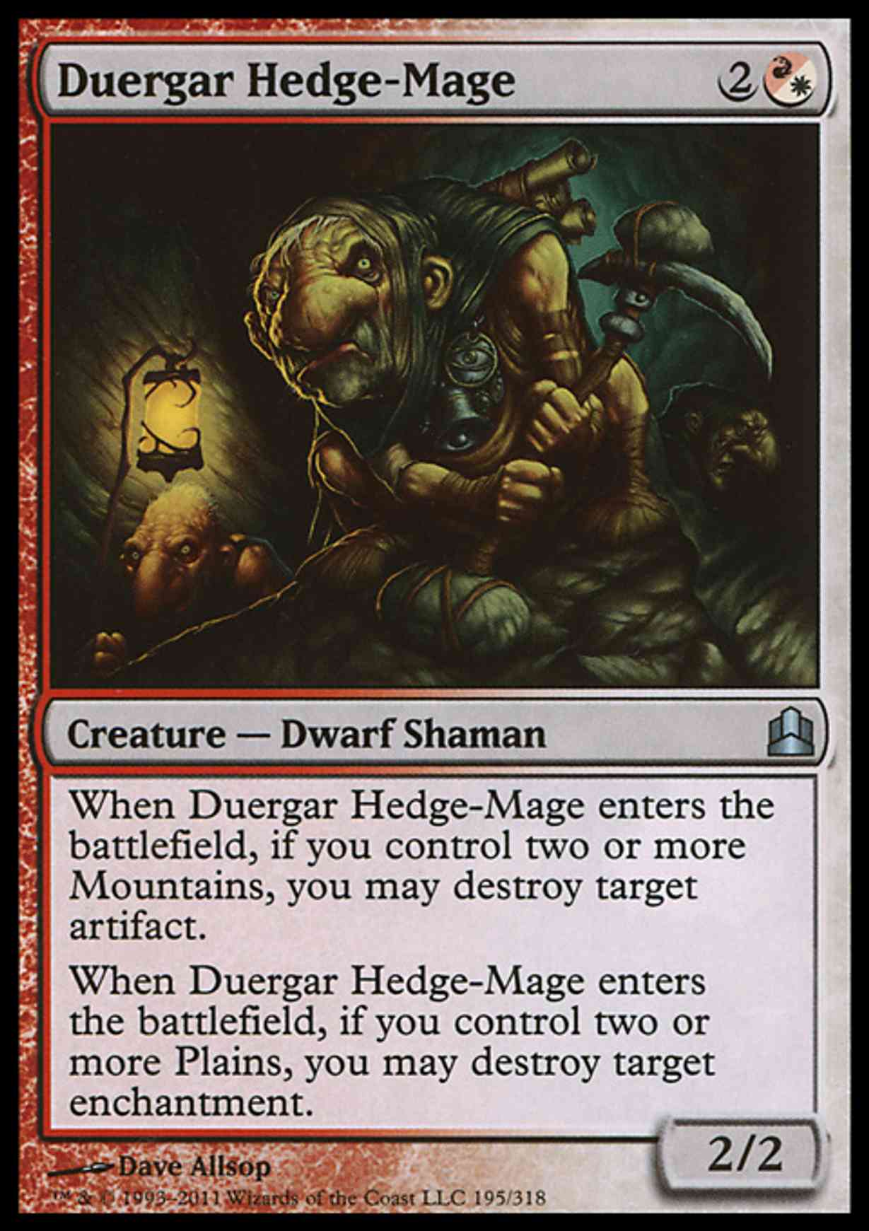 Duergar Hedge-Mage magic card front