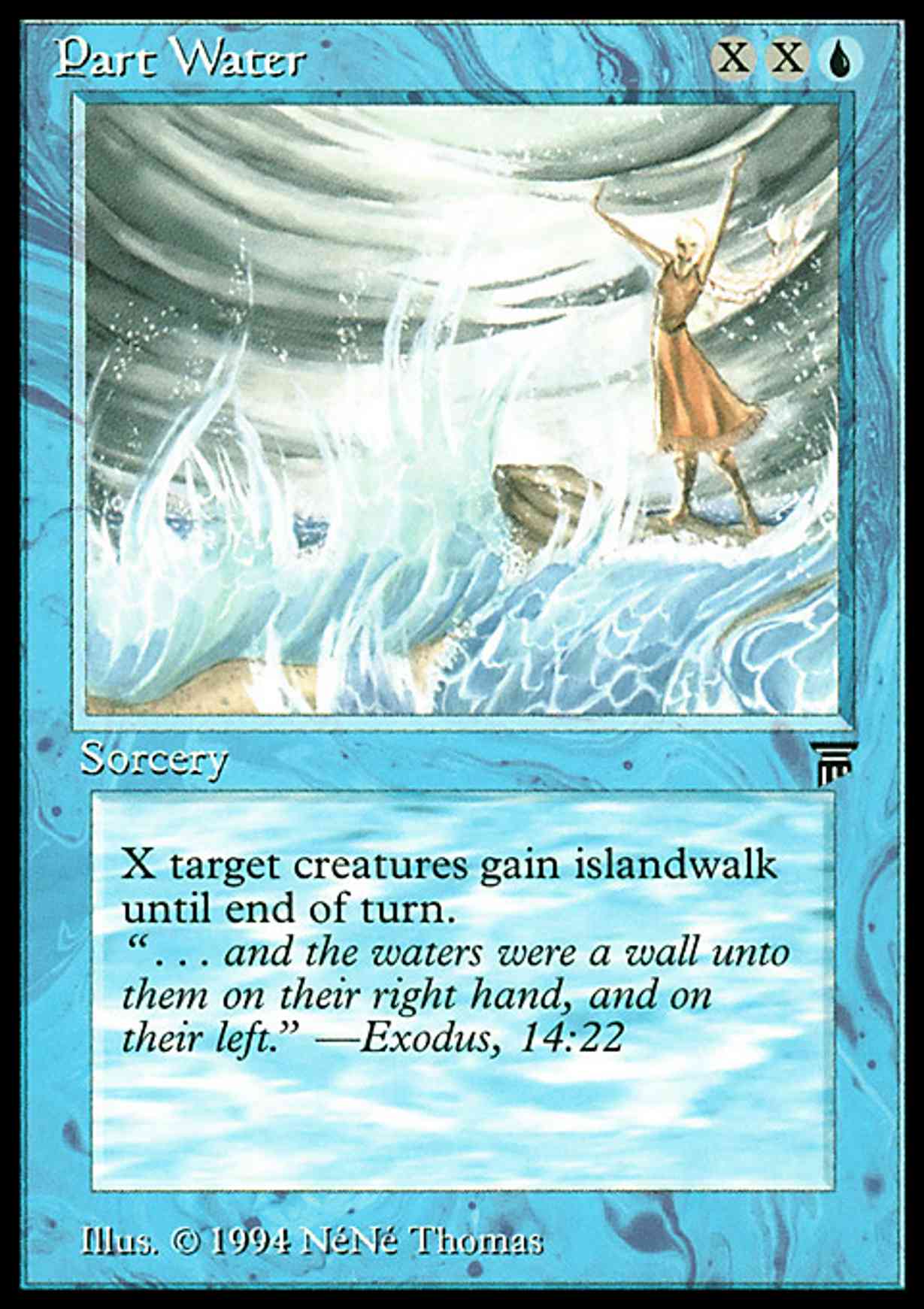 Part Water magic card front