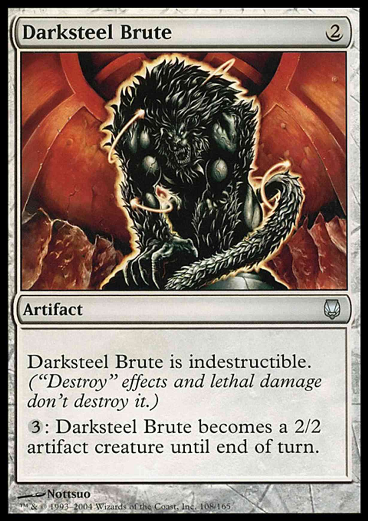 Darksteel Brute magic card front