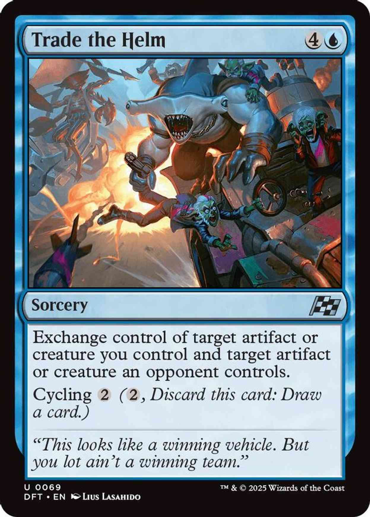 Trade the Helm magic card front