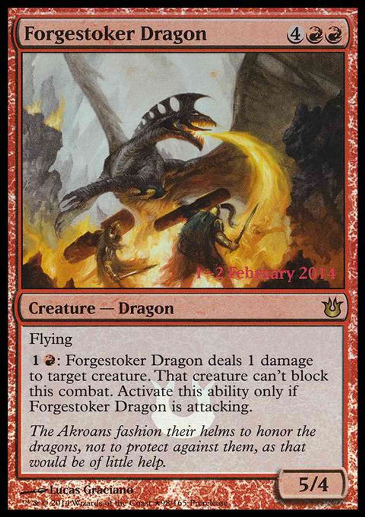 Forgestoker Dragon magic card front