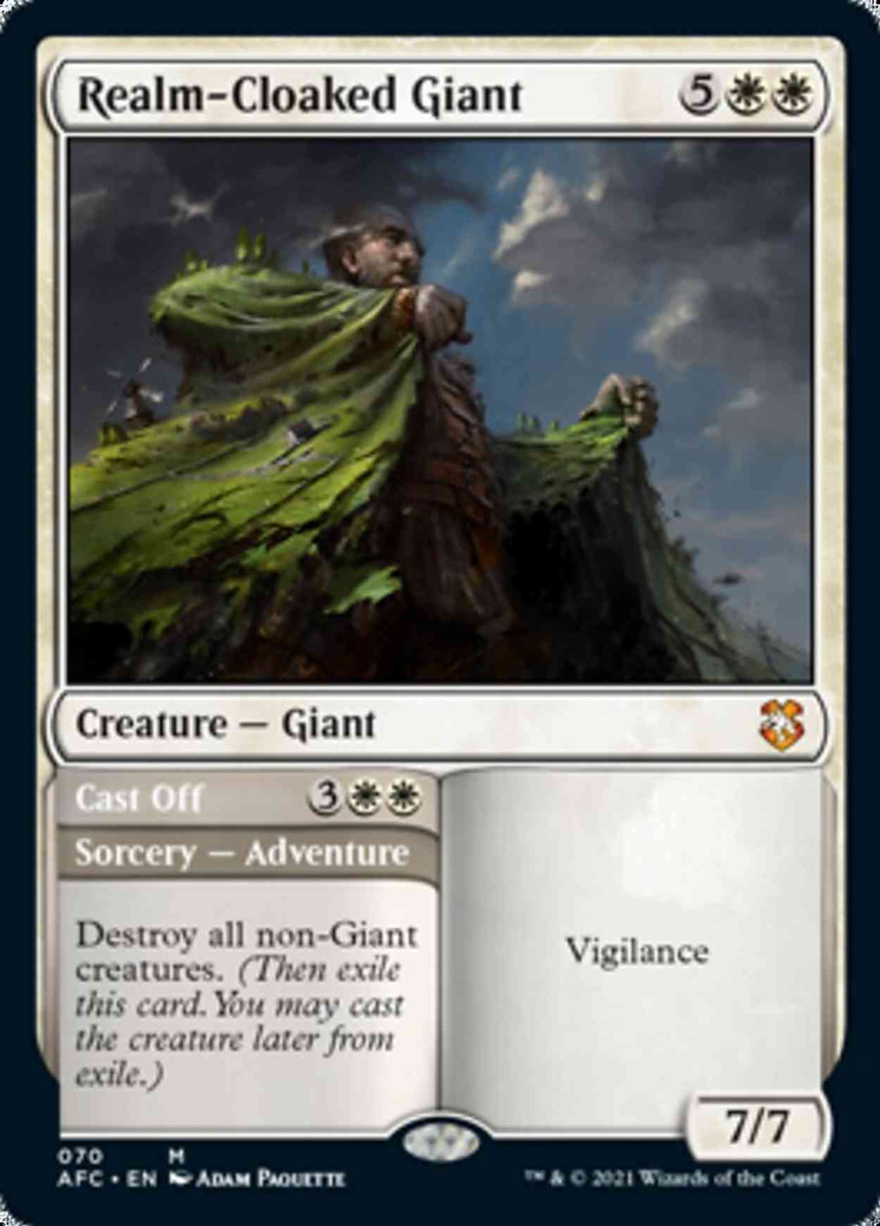 Realm-Cloaked Giant magic card front