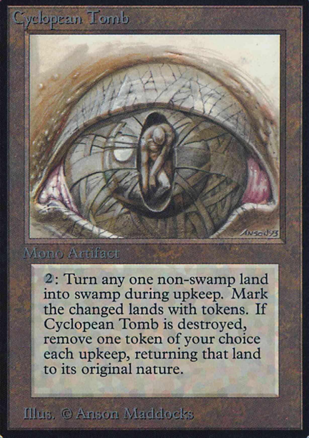 Cyclopean Tomb magic card front