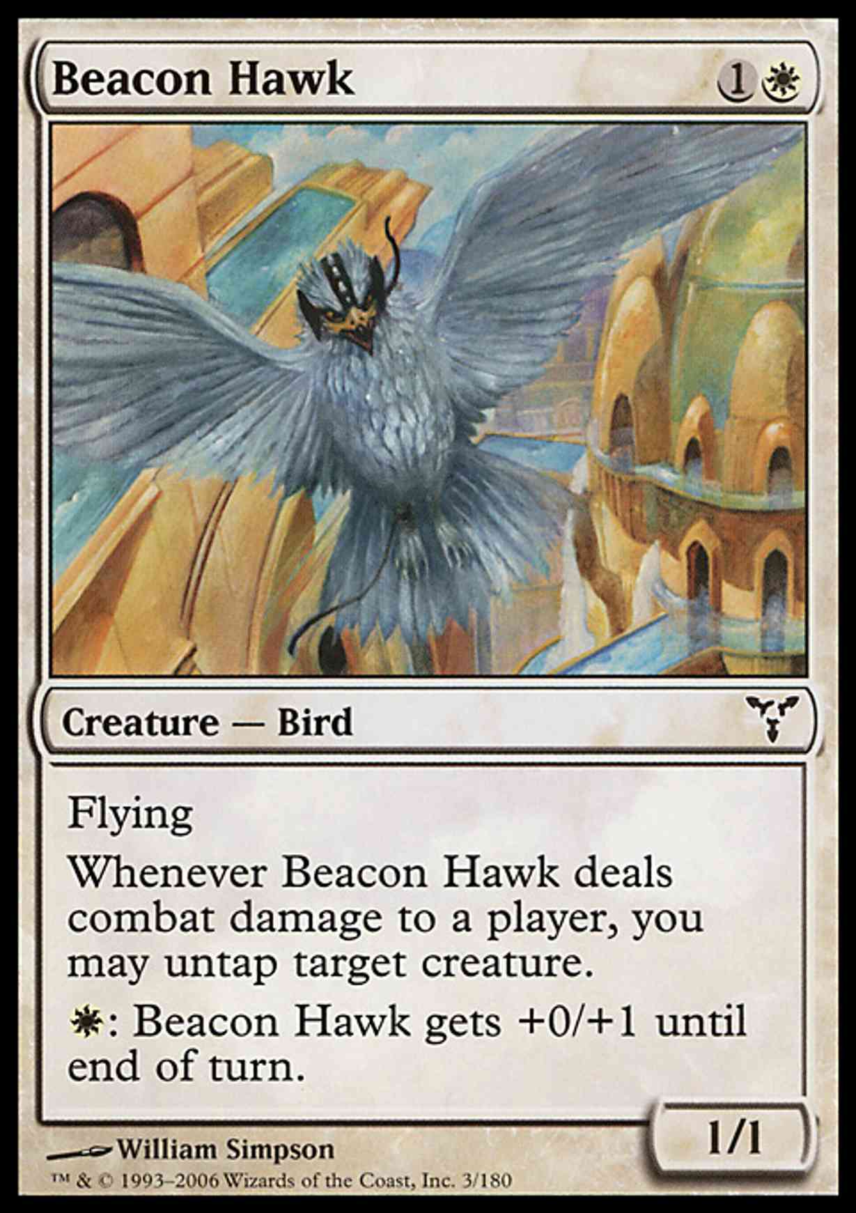 Beacon Hawk magic card front