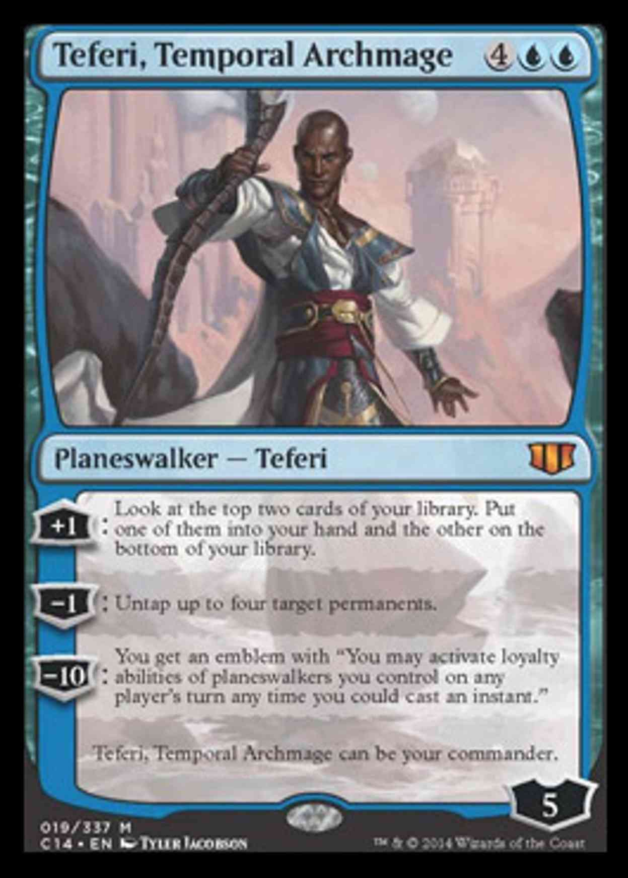 Teferi, Temporal Archmage (Commander 2014) magic card front