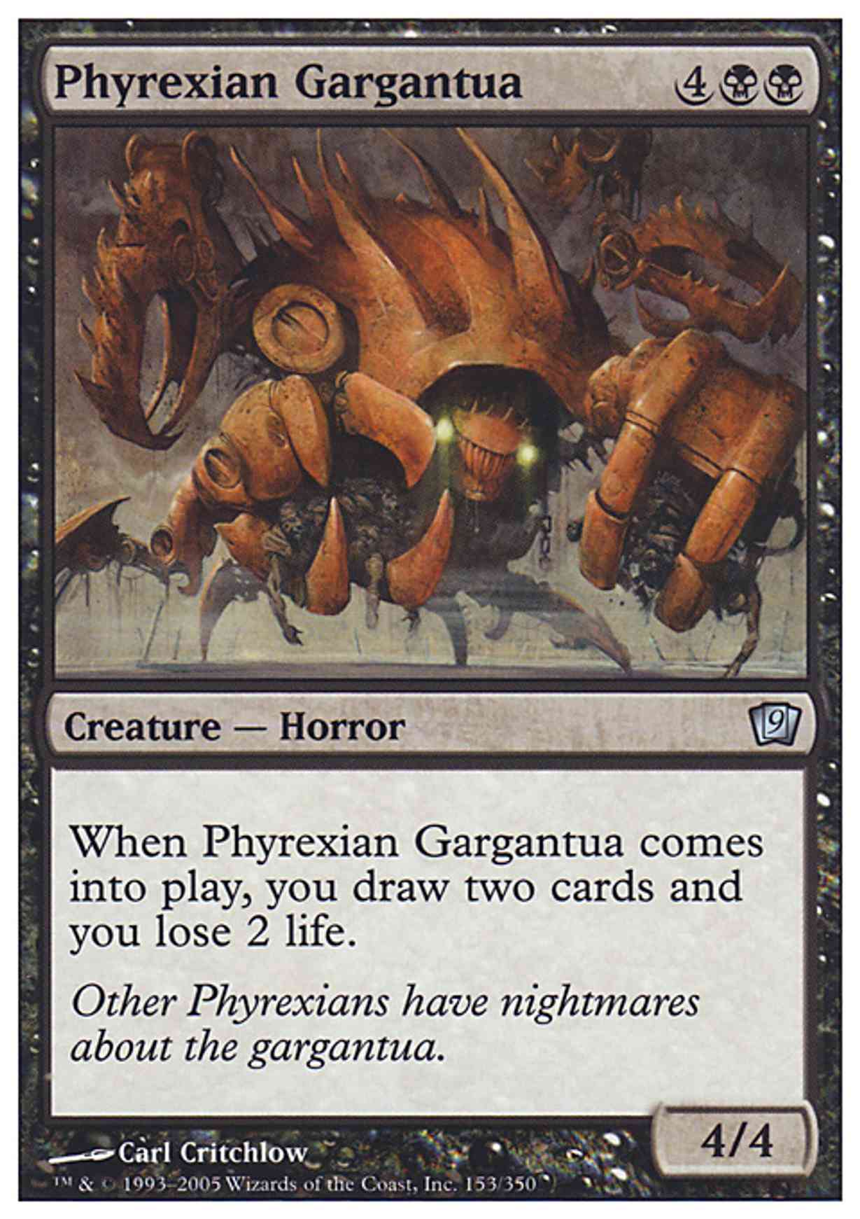 Phyrexian Gargantua magic card front
