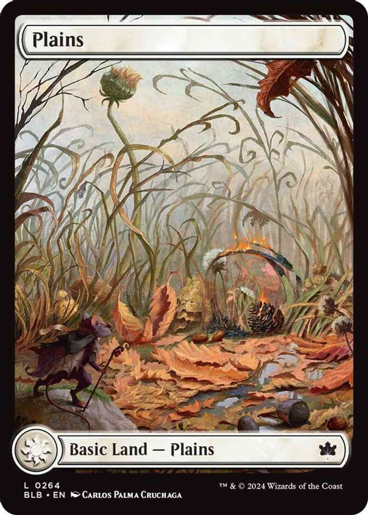 Plains (0264) magic card front