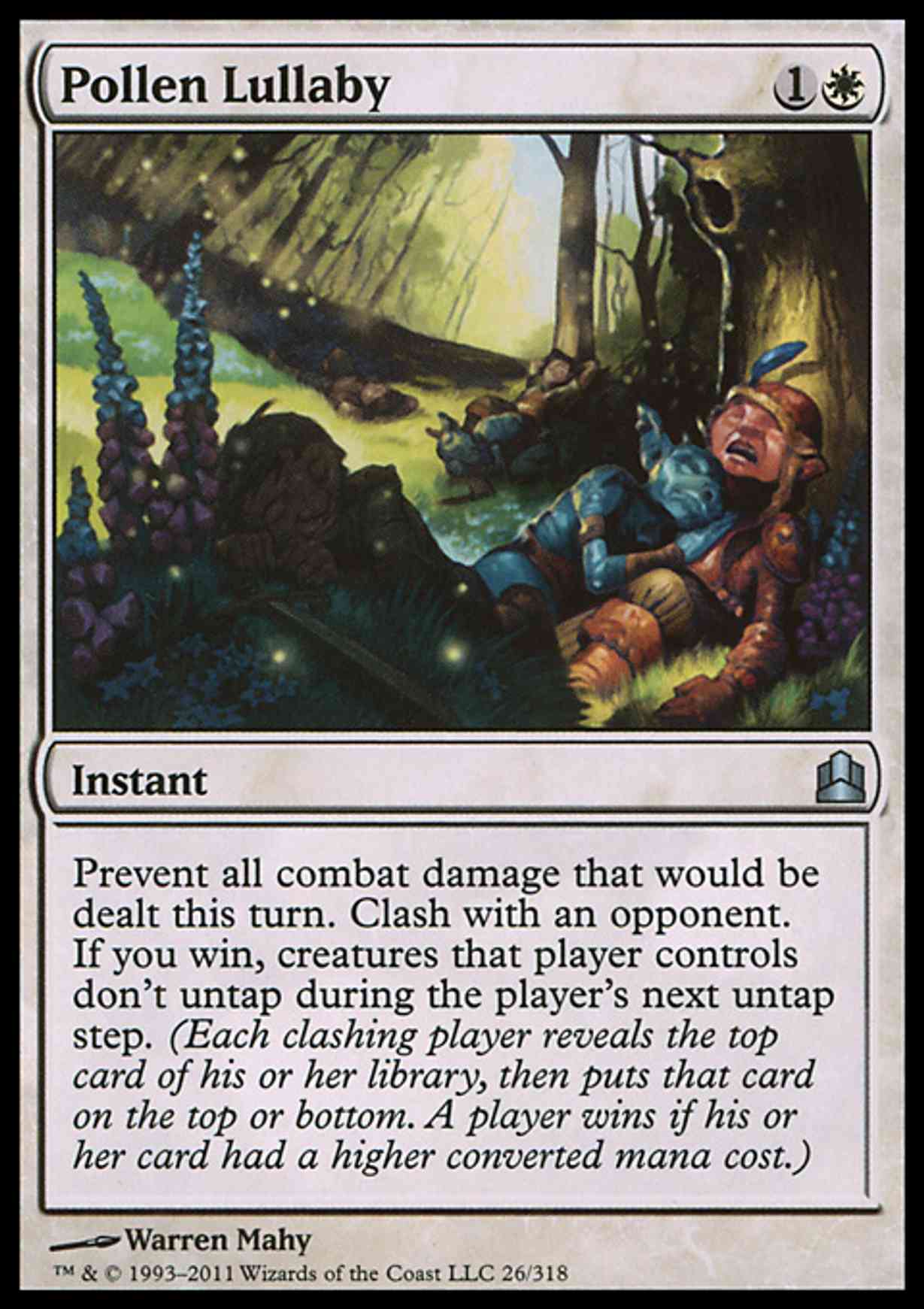 Pollen Lullaby magic card front